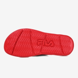 Fila Slick Thong - Miesten Sandaalit - Mustat/Punainen | FI-25260